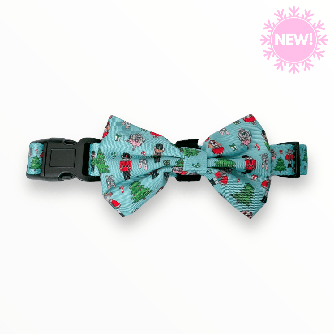 Zelda & Harley Collar The Muttcracker Dog Collar & Free Bow Tie