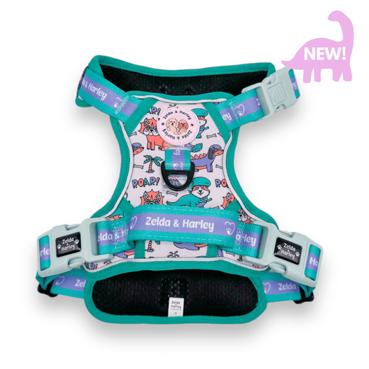 Zelda & Harley Harness Doggosaurus Rex - Adventure No Pull Harness