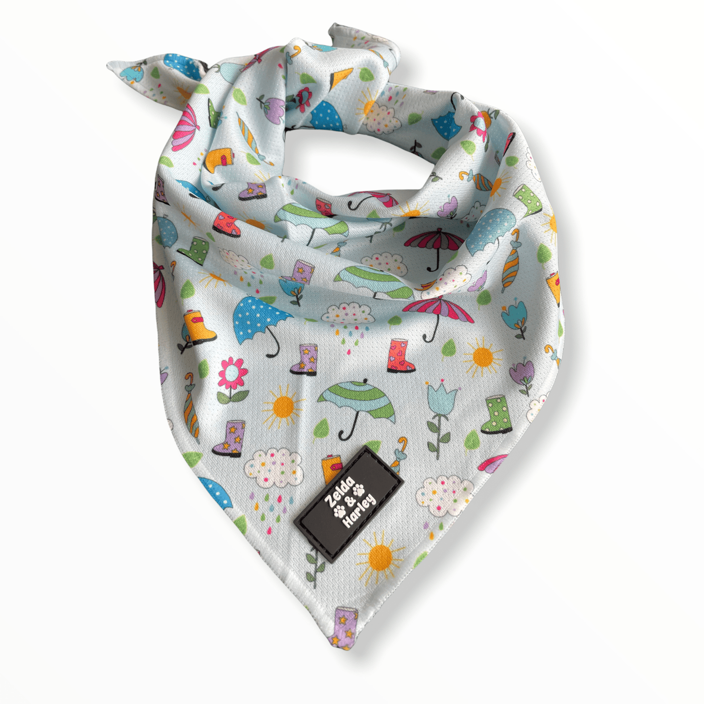 Zelda and Harley Bandana Showers Bandana