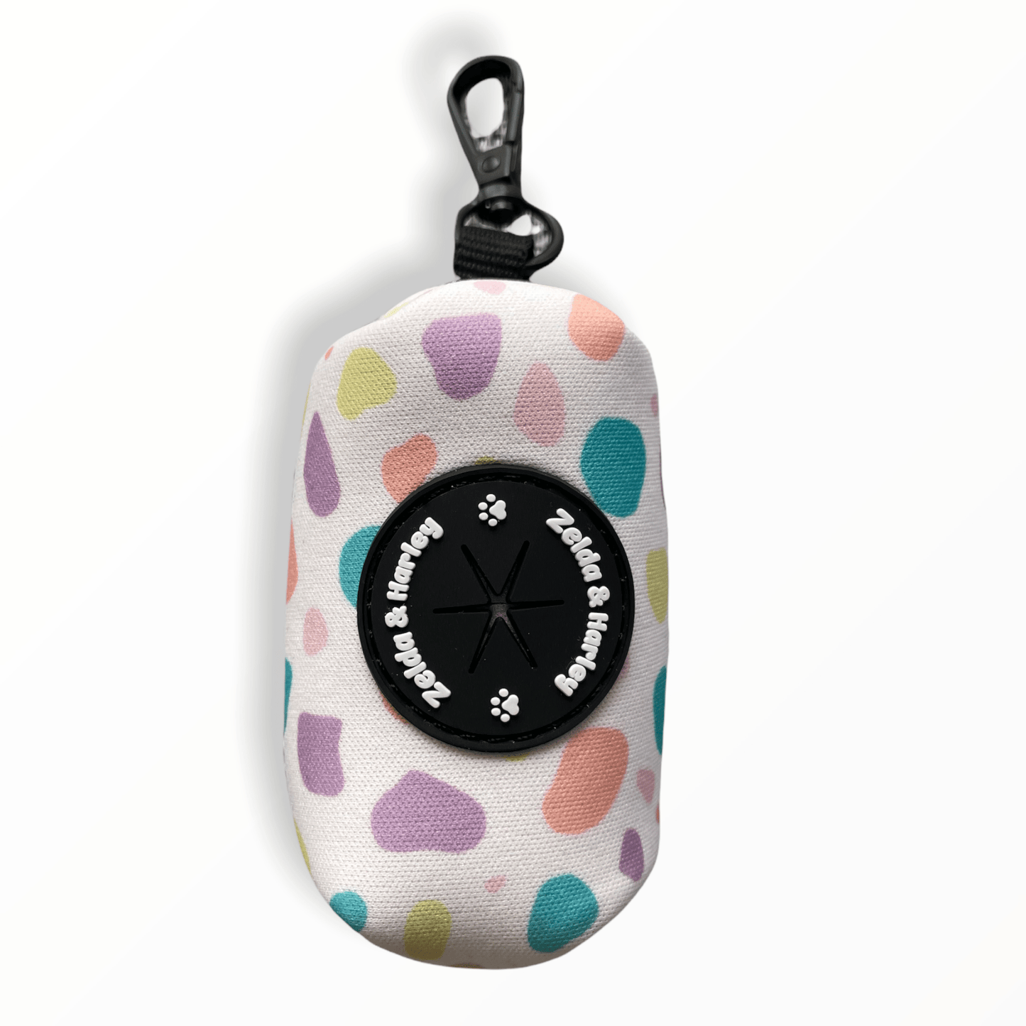 Zelda and Harley Poop Bag Holder Pastel Poop Bag Holder