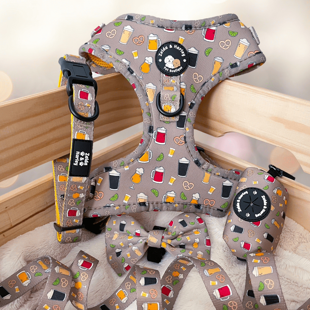 Zelda & Harley Harness XXS Puptober Fest - No Pull Adjustable Dog Harness