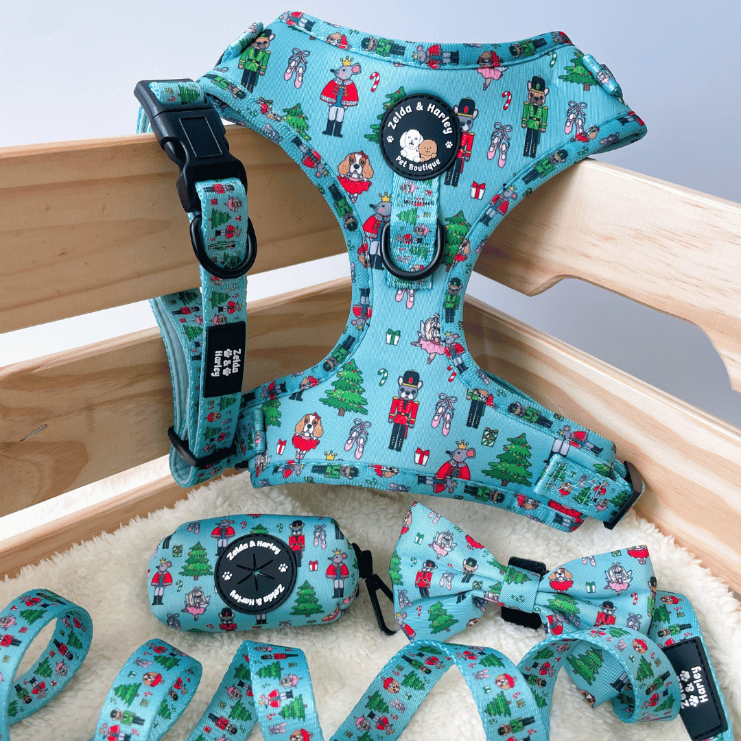 Zelda & Harley Harness XXS The Muttcracker - No Pull Adjustable Dog Harness