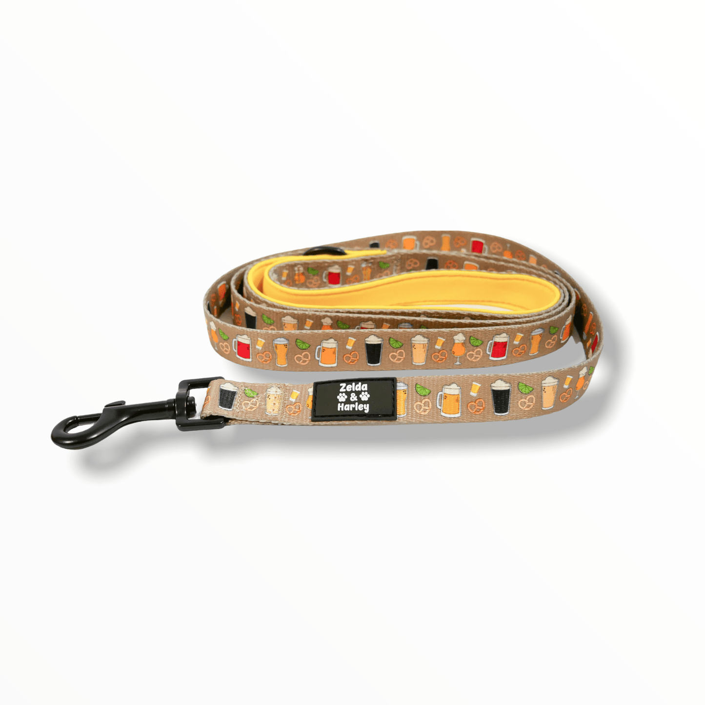 Zelda & Harley Lead Puptober Fest Leash