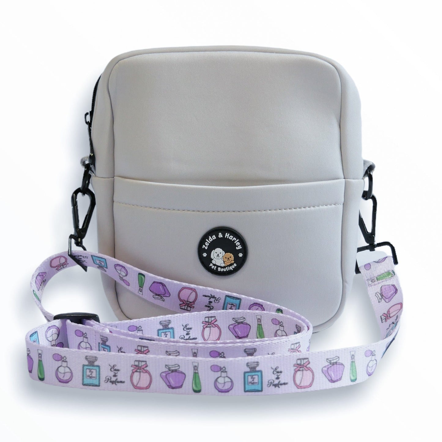 Zelda & Harley Regular Dog Mom Bag - Pale Gray