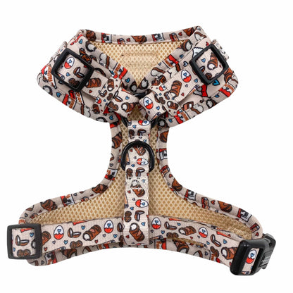 Pawsome Paws Boutique Harness Chocoholic - No Pull Adjustable Dog Harness