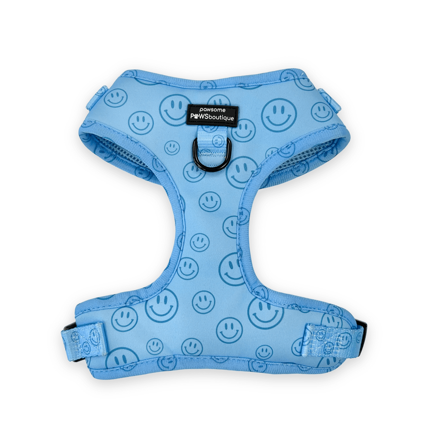 Pawsome Paws Boutique Harness No Blue Mood - No Pull Adjustable Dog Harness