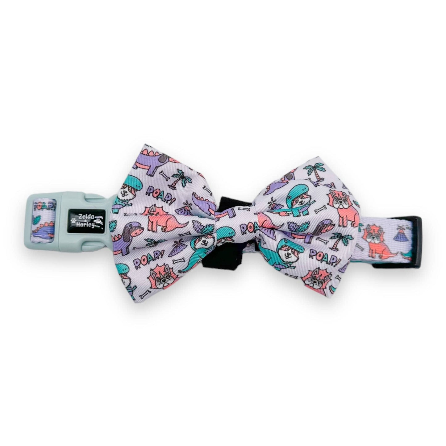 Zelda & Harley Collar Doggosaurus Rex Collar & Free Bow Tie