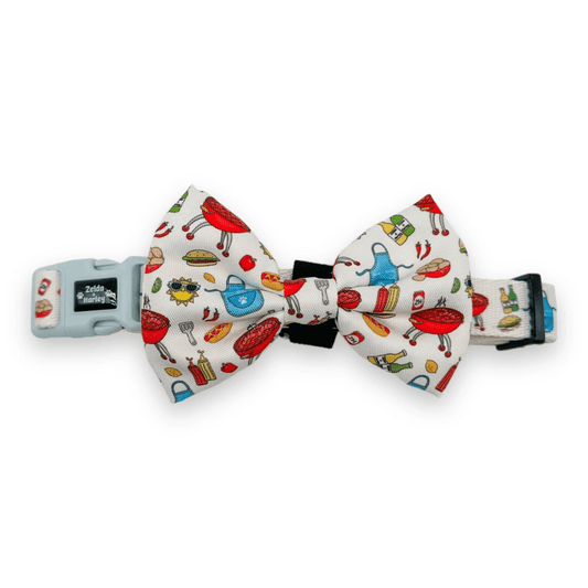 Zelda & Harley Collar Hot Dawg Collar & Free Bow Tie