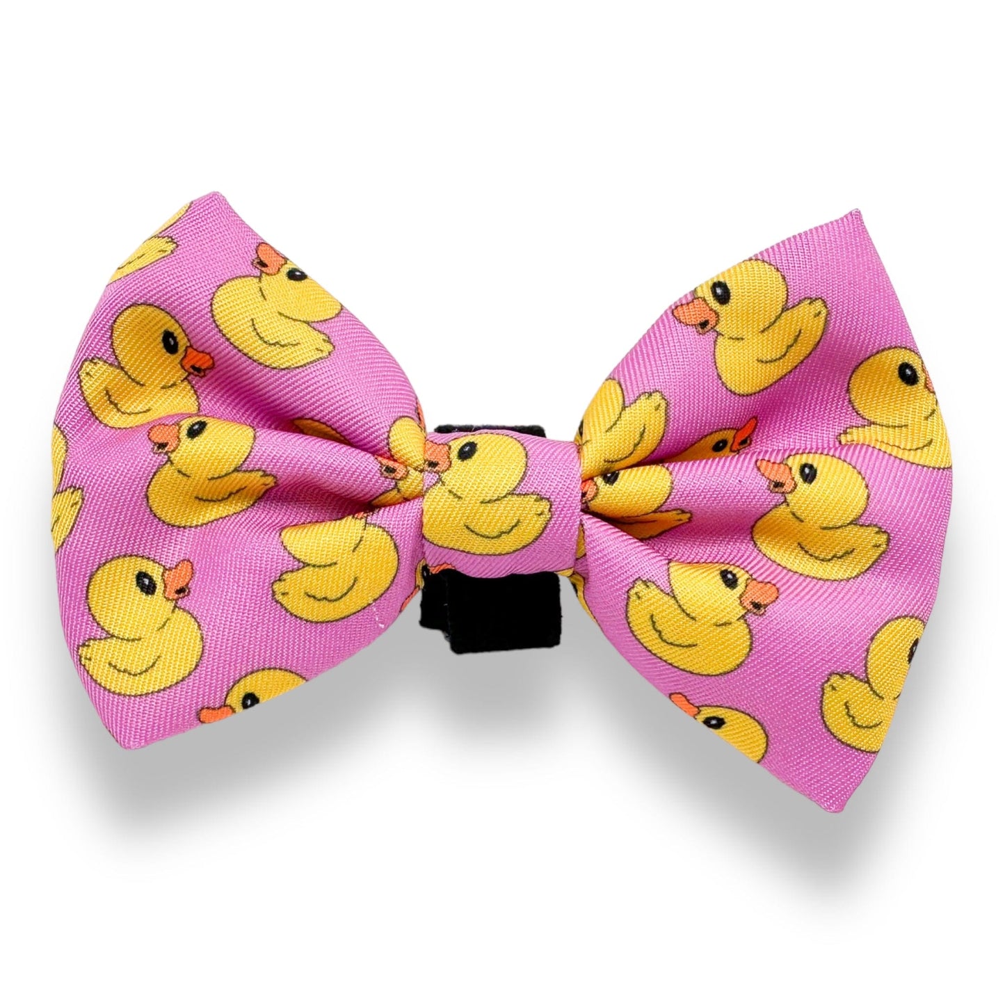 Zelda & Harley Collar Rubber Duckie Collar & Free Bow Tie - Pink