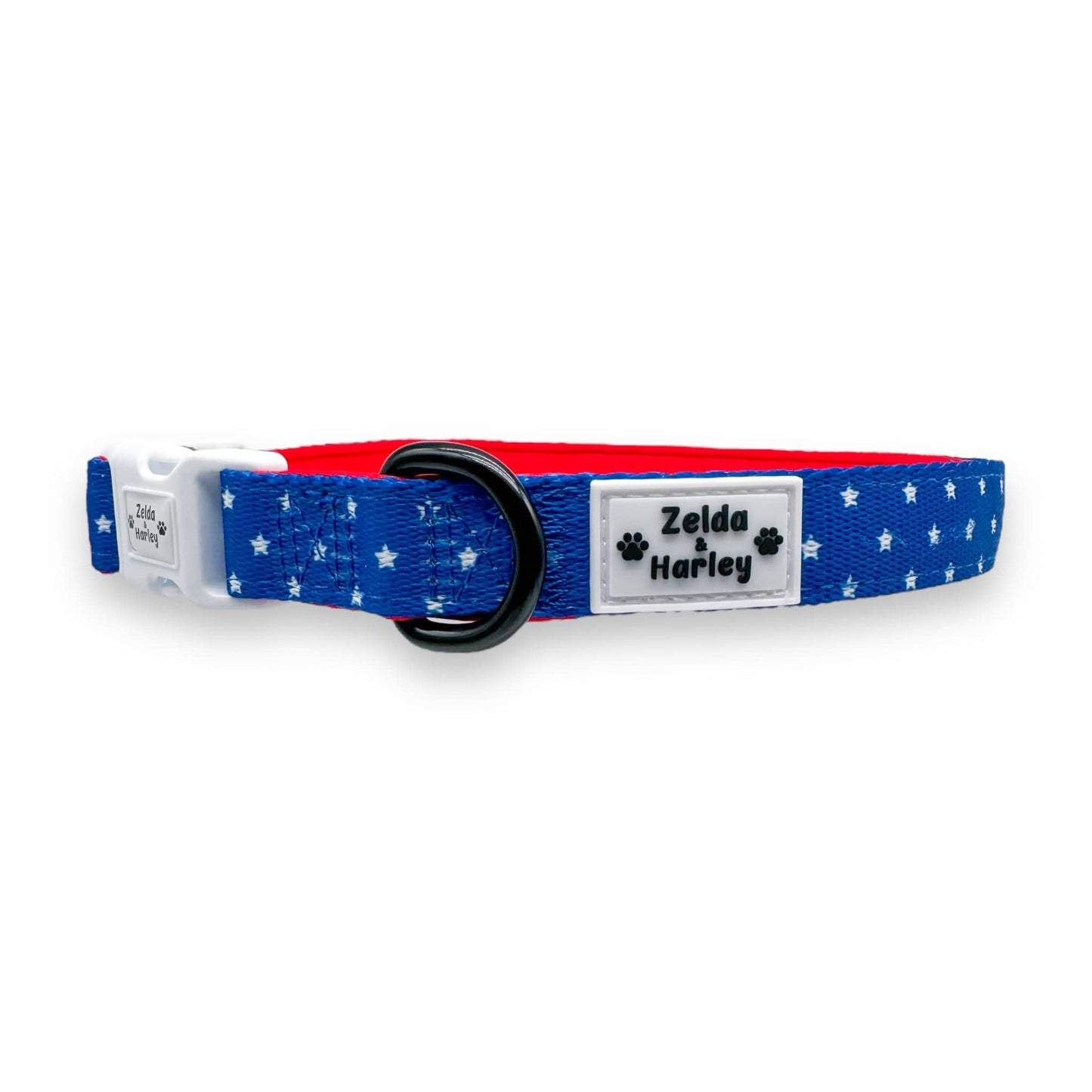 Zelda & Harley Collar Stars & Stripes Collar & Free Bow Tie