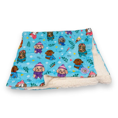 Zelda & Harley Dog Blanket Snow Pawtrol Dog Blanket