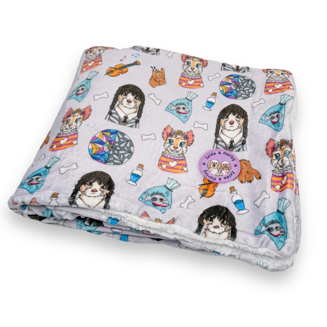 Zelda & Harley Dog Blanket Woofsday Dog Blanket