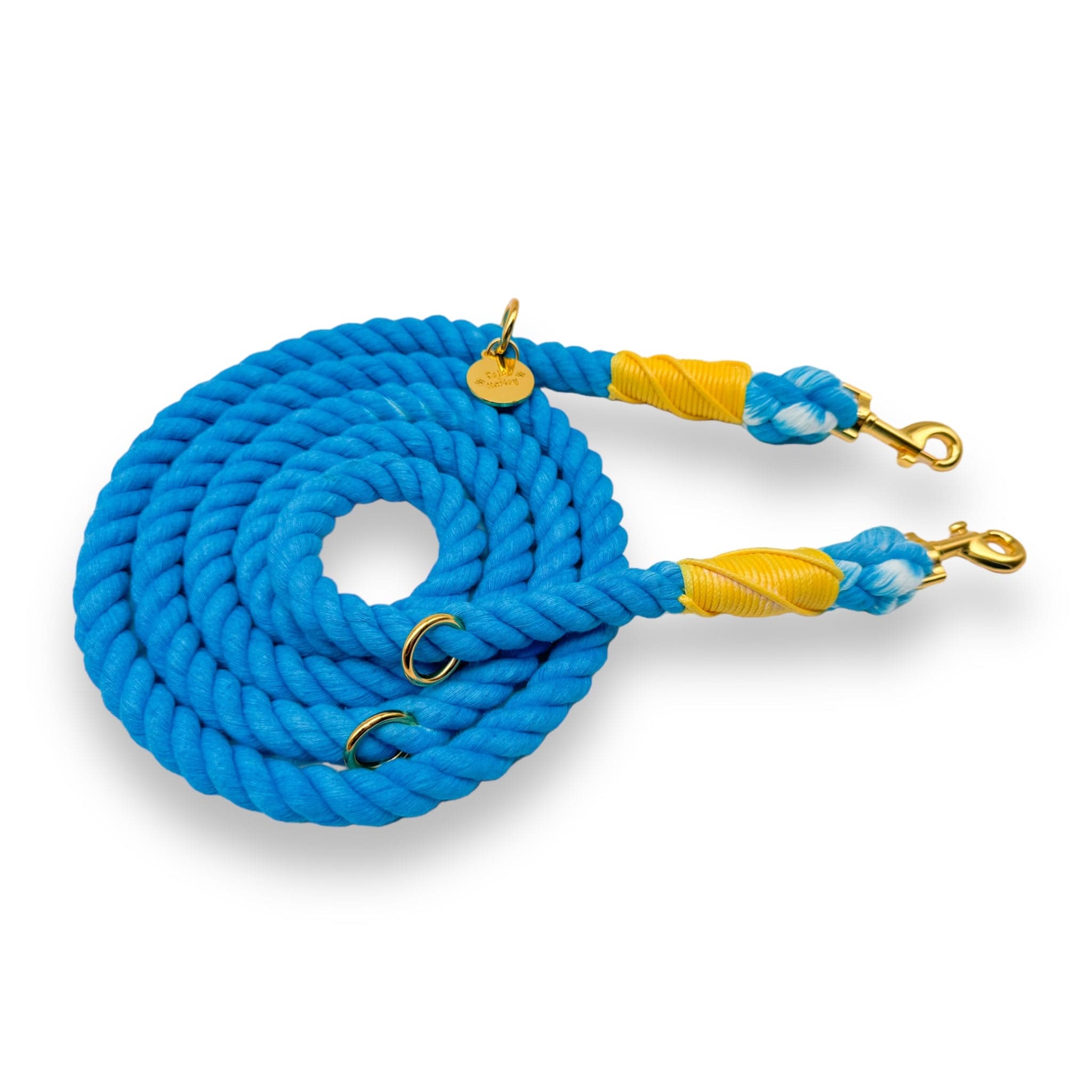 Hands Free Rope Leash - Blue – The Dog Mom Store.