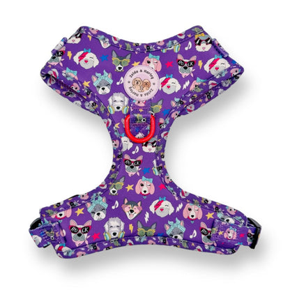 Zelda & Harley Harness Muttallica - No Pull Adjustable Dog Harness