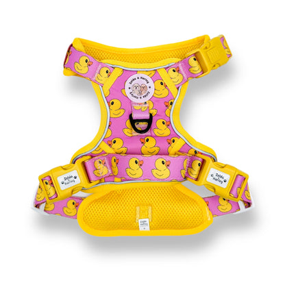 Zelda & Harley Harness Rubber Duckie Pink - Adventure No Pull Harness