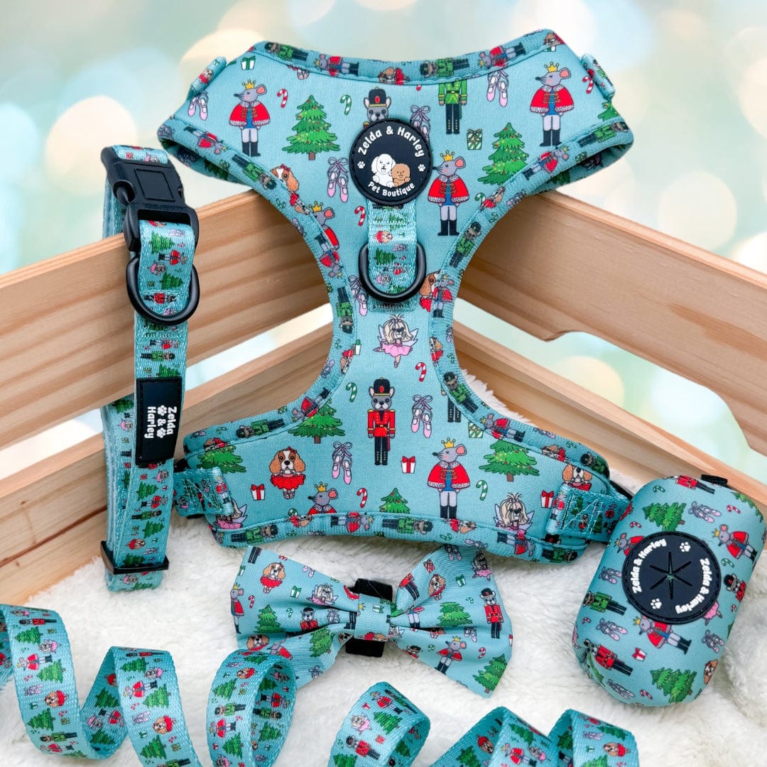 Zelda & Harley Harness XXS (3-7 lbs) The Muttcracker - No Pull Adjustable Dog Harness