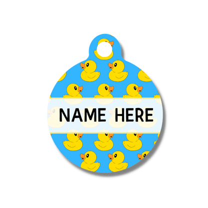 Zelda & Harley Pet ID Tags Rubber Duckie ID Tag