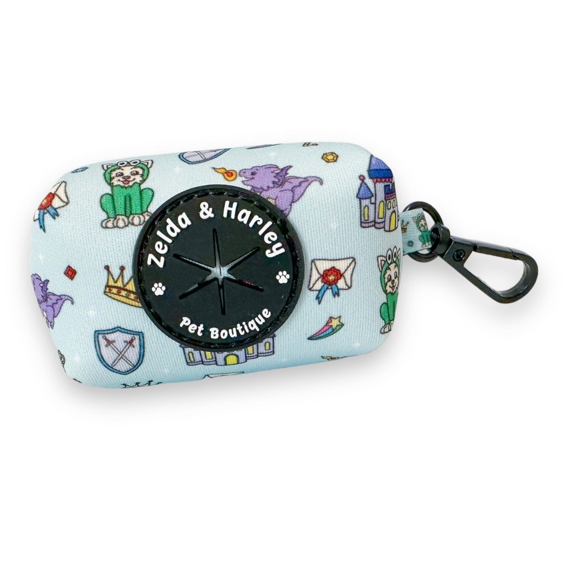 Zelda & Harley Poop Bag Holder Pup Charming Waste Bag Holder