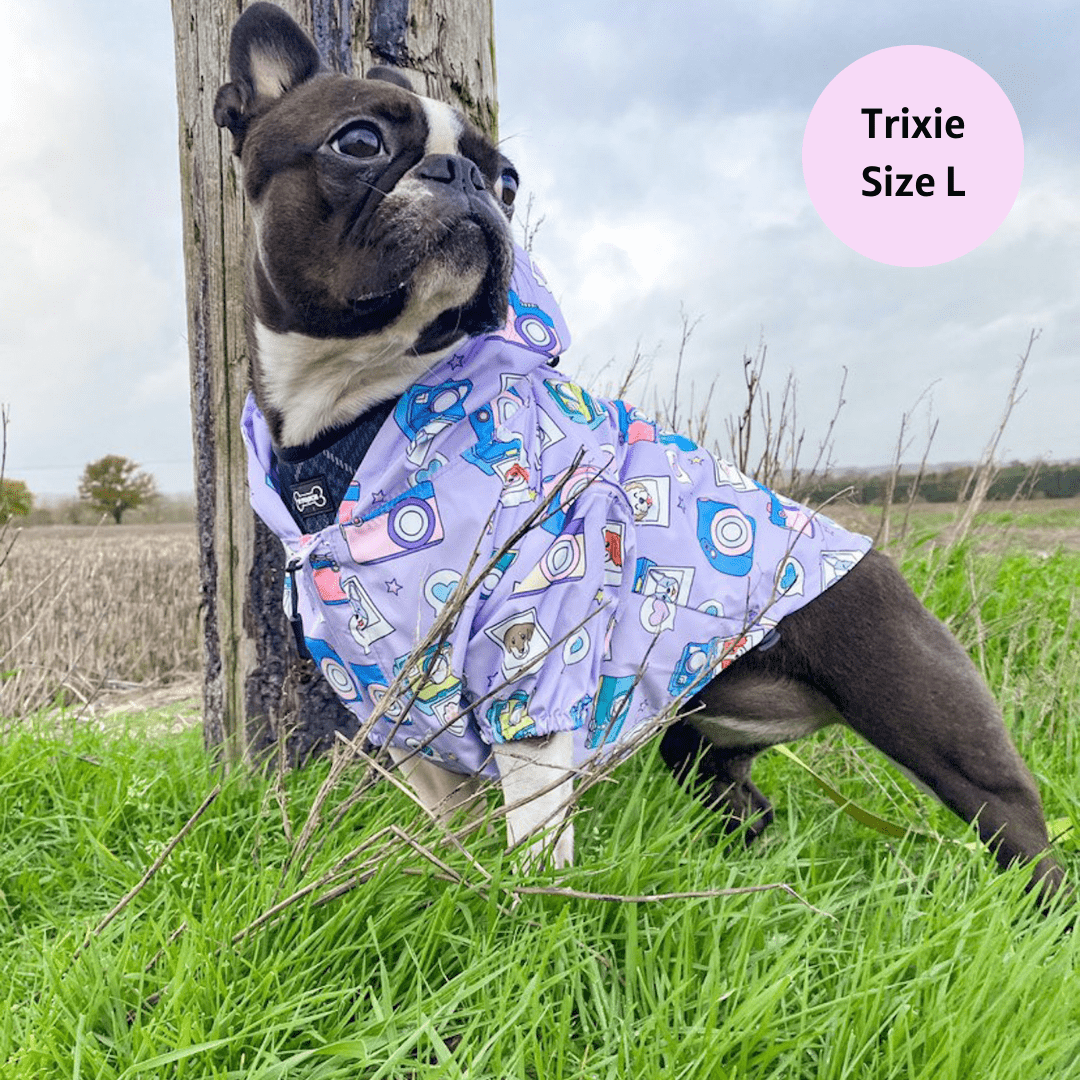 Puparazzi Reversible Dog Raincoat The Dog Mom Store