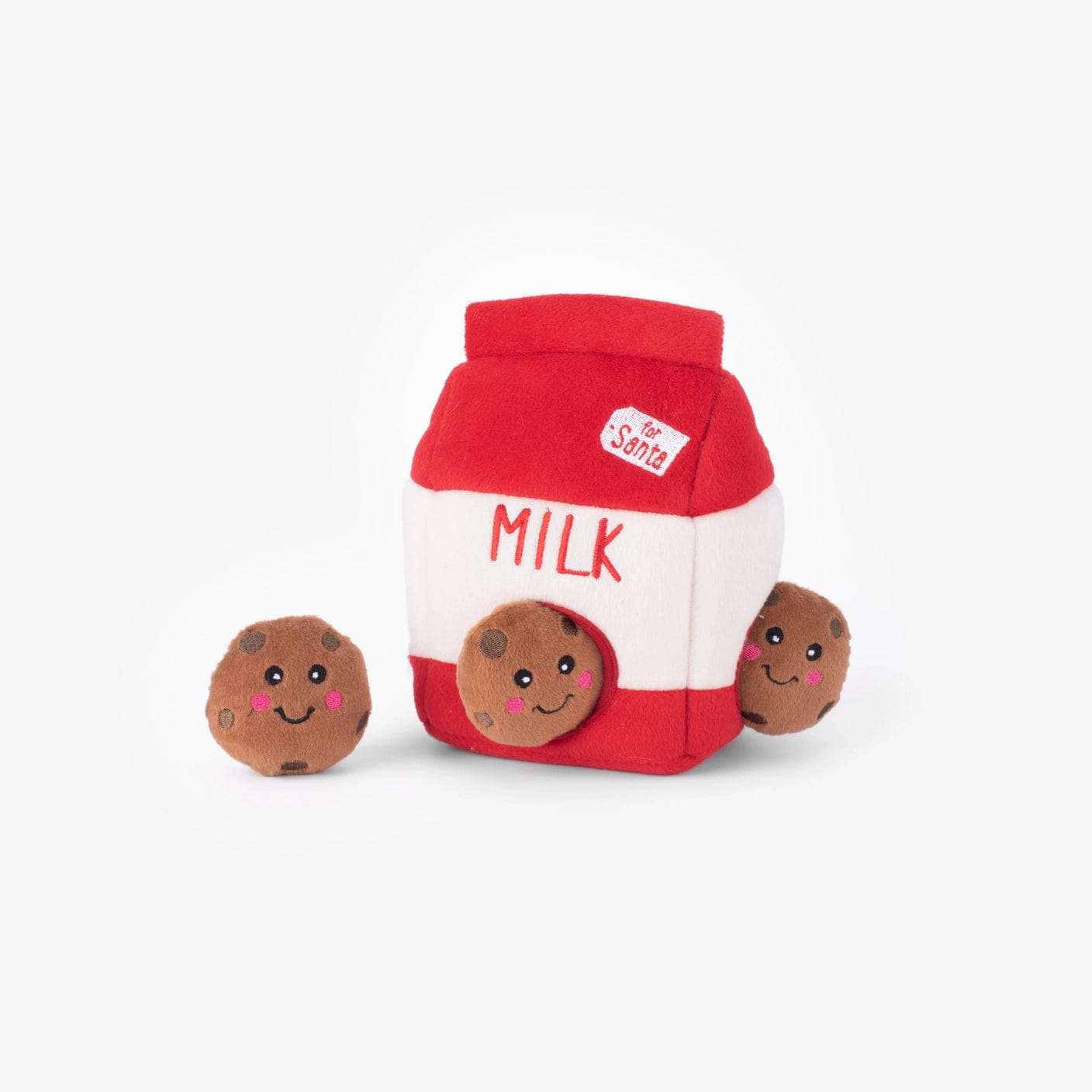 Zippy Paws Animals & Pet Supplies Holiday Burrow™ - Santa's Milk and Cookies