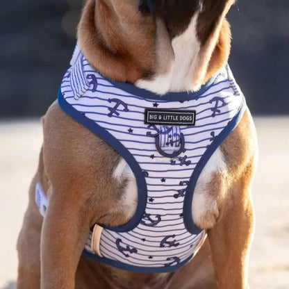 Big and Little Dogs Harness Oh Ship! - No Pull Adjustable Dog Harness