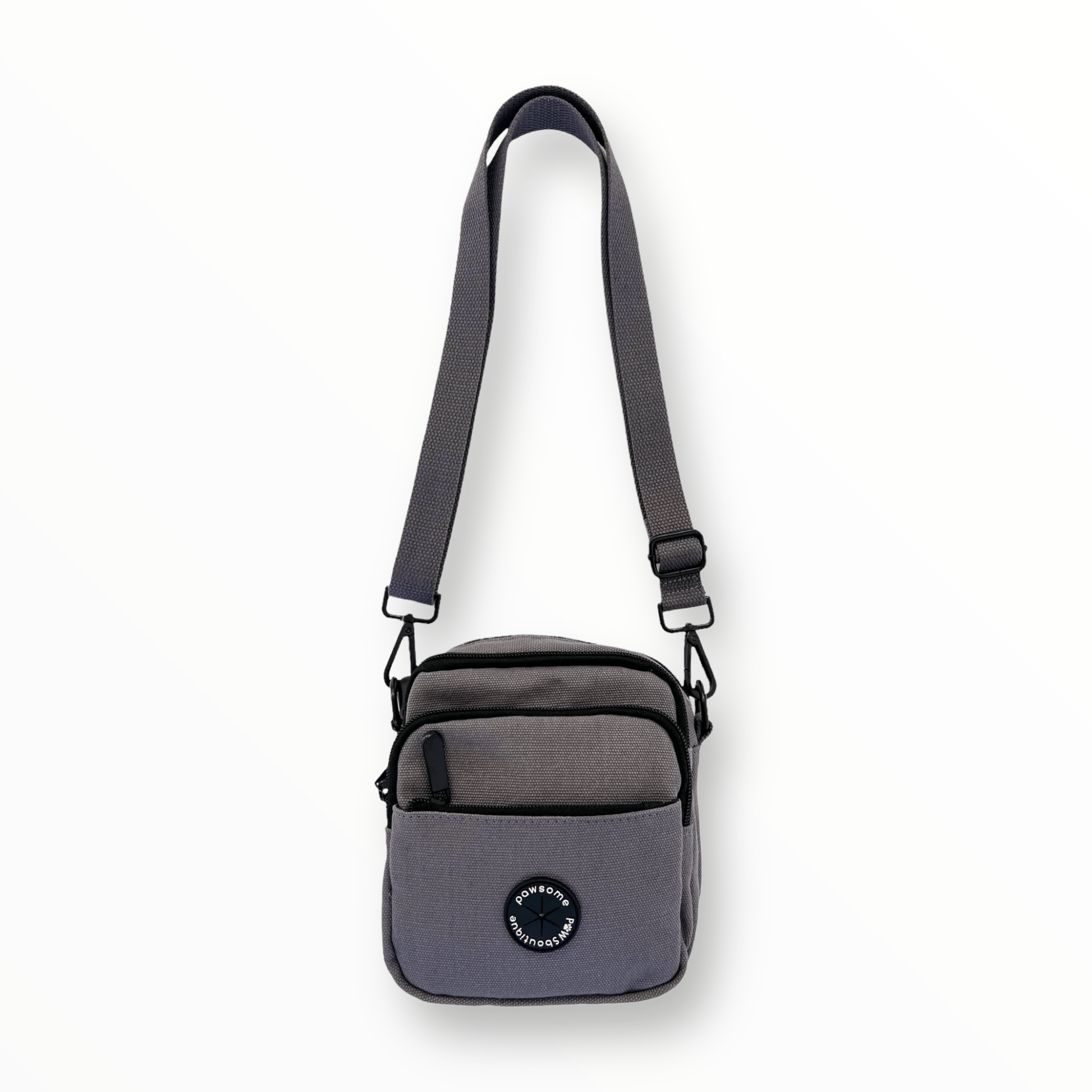 Pawsome Paws Boutique Mini Canvas Bag - Grey