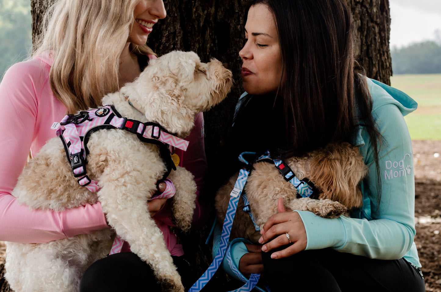 Zelda & Harley Apparel & Accessories Dog Mom Adventures Full Zip Hooded Jacket - Pink