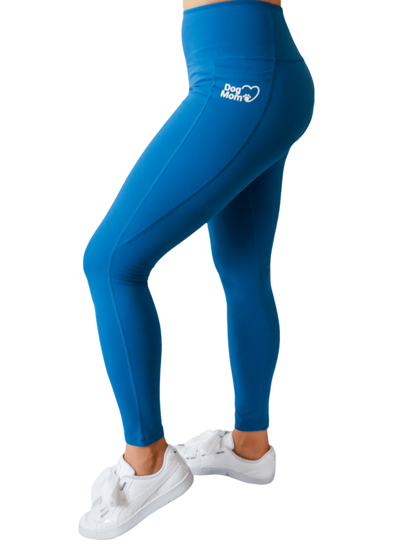 Zelda & Harley Apparel & Accessories Dog Mom Everyday Leggings - Blue
