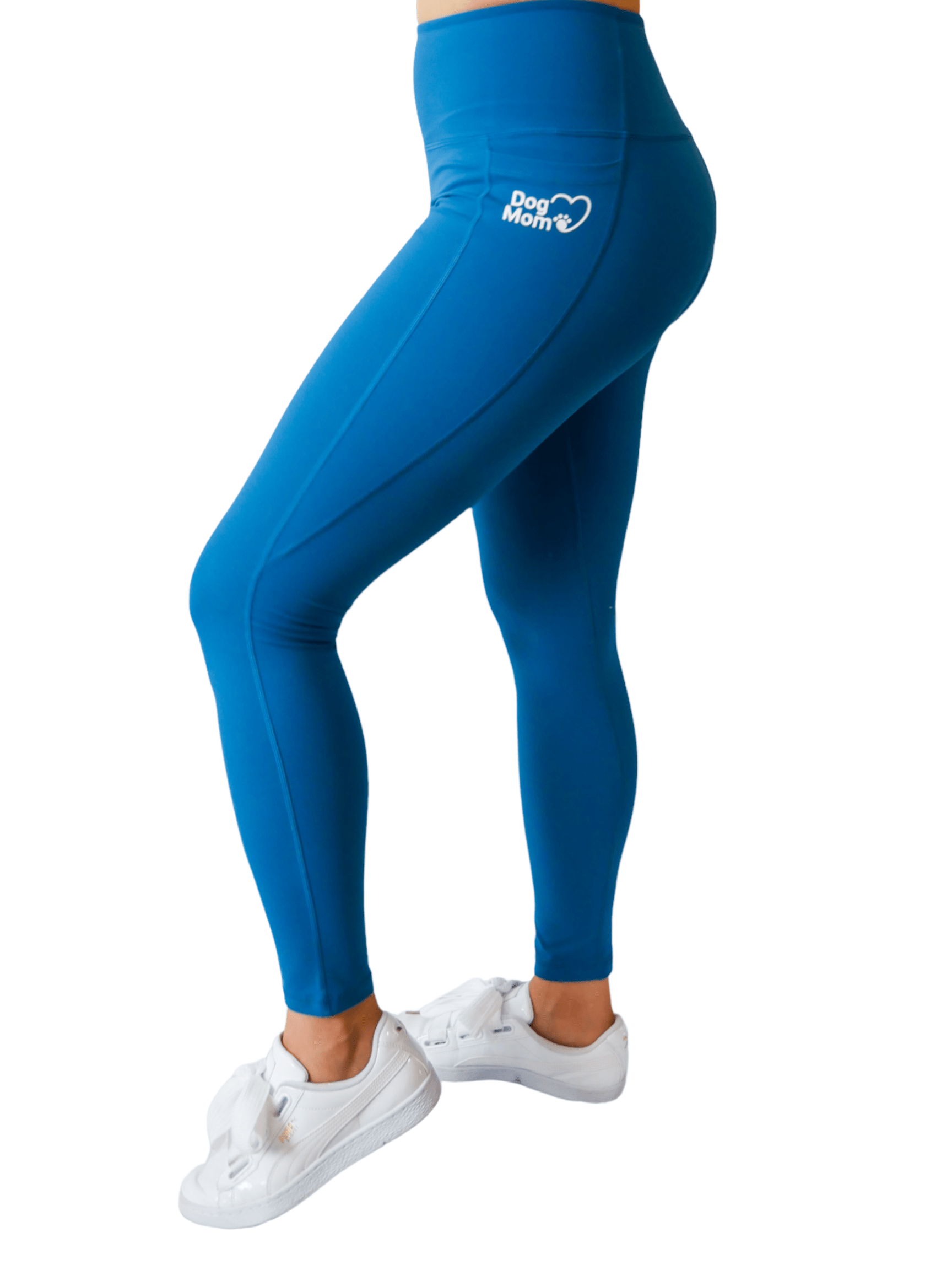 Zelda & Harley Apparel & Accessories Dog Mom Everyday Leggings - Blue