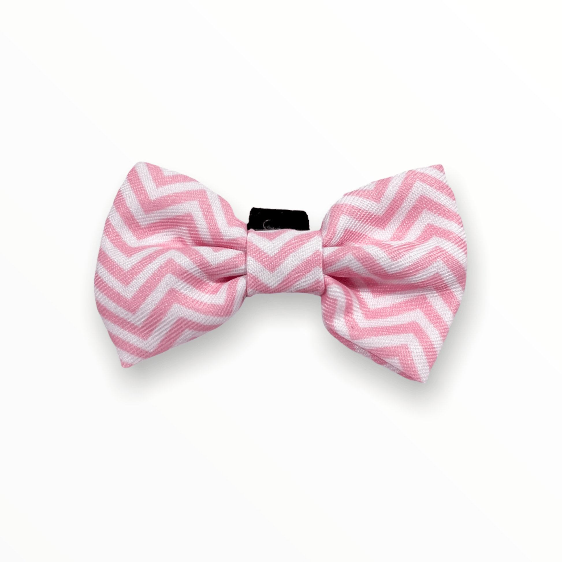 Zig Zag Wag Bow Tie Pastel Pink