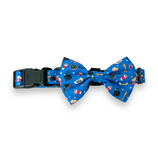 Zelda & Harley Collar Howl-lywood Dog Collar & Free Bow Tie