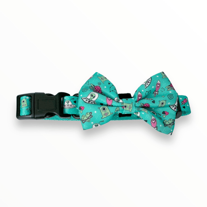 Zelda & Harley Collar Plutonic Pooch Collar & Free Bow Tie