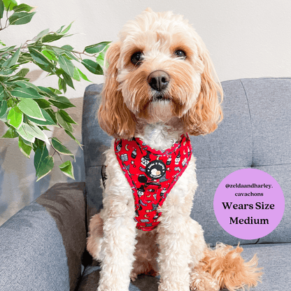 Zelda & Harley Harness Hairy Pawter - No Pull Adjustable Dog Harness