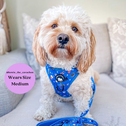 Zelda & Harley Harness Howl-lywood - No Pull Adjustable Dog Harness