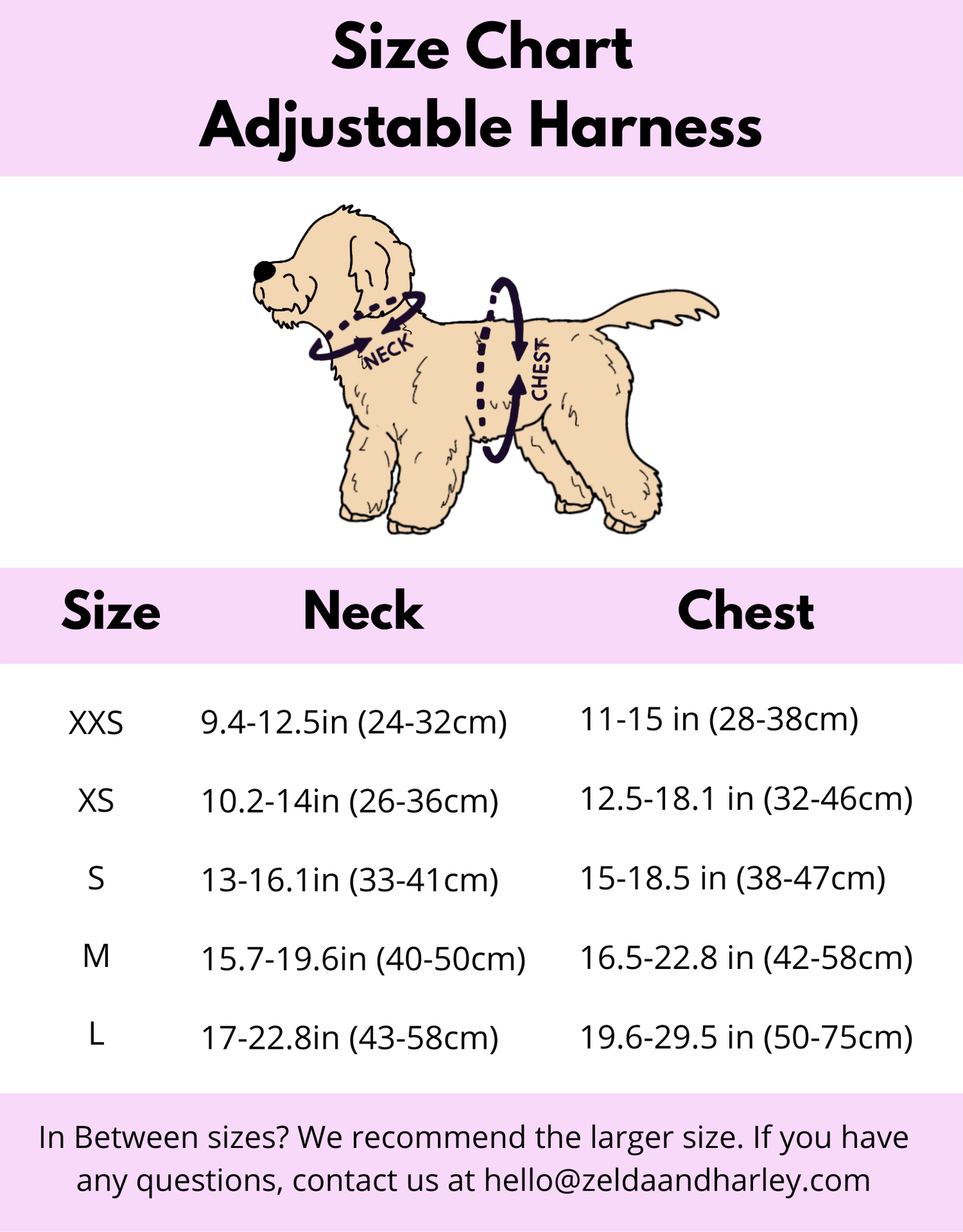 Zelda & Harley Harness Howl-lywood - No Pull Adjustable Dog Harness