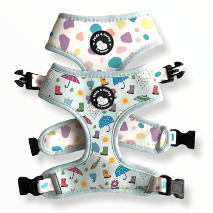 Zelda & Harley Harness Pastel Showers Reversible Harness