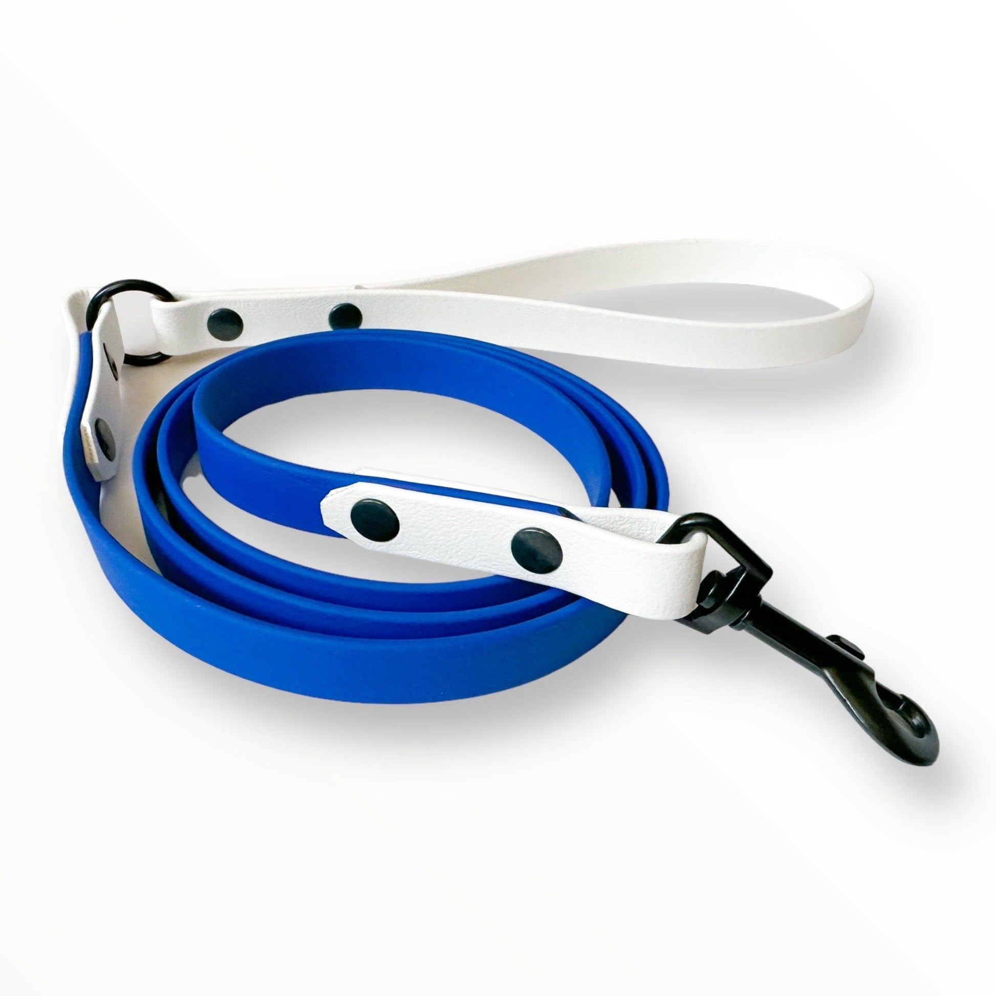 Zelda & Harley Lead Waterproof Leash - Blue and White