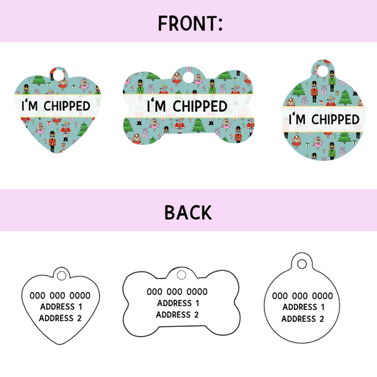 Zelda & Harley Pet ID Tags The Muttcracker Pet Tag
